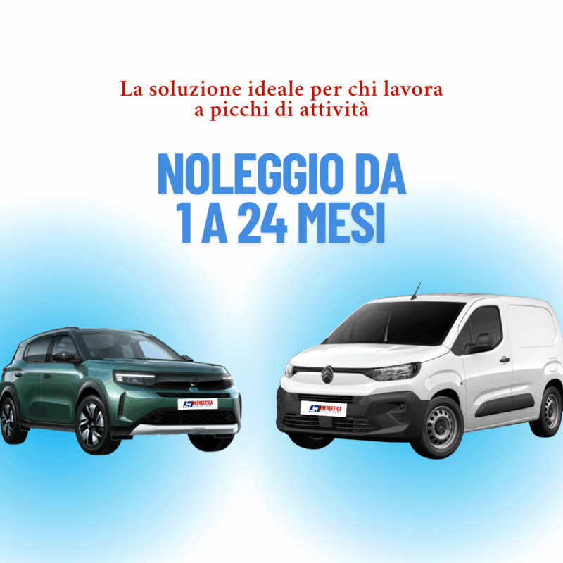 Veicoli per il noleggio a medio termine da 1 a 24 mesi, ideale per aziende che lavorano con picchi di attività – SinergeticaItaliaRent